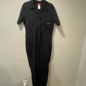 Dickies Black Short Sleeve Jumpsuit